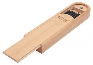 UTILISER LE BAMBOU FAIT MAIN Ensemble de stylos cadeau de luxe de haute qualité Personnaliser Logo gravé Stylo en bois avec boîte en bois - Product Image 5