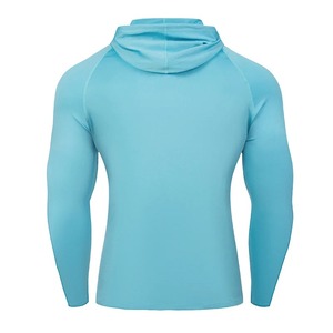 T-shirt à manches longues pour homme, vêtements de sport, t-shirt à capuche, jersey élastique, haut de sport pour homme, tee-shirt d'entraînement, survêtement de sport pour homme - Product Image 2