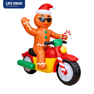 Père Noël gonflable autoportant en PVC pour adultes, décoration de Noël en plein air, célébrations du Nouvel An chinois - Product Image 1