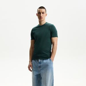 T-shirt de gymnastique pour hommes personnalisé léger coupe ajustée manches raglan hauts d'entraînement musculaire 100% coton polyester spandex pour la course - Product Image 3