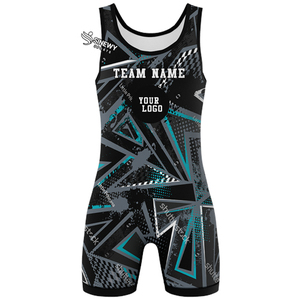 Combinaison de lutte essentielle pour les arts martiaux, équipement de grappling pour la musculation, vente en gros, logo personnalisé, combinaisons de lutte sublimées - Product Image 1