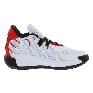 Chaussures unisexes Adidas Dame 7 Couleur : Blanc/Noir/Rouge 100% authentiques - Product Image 3