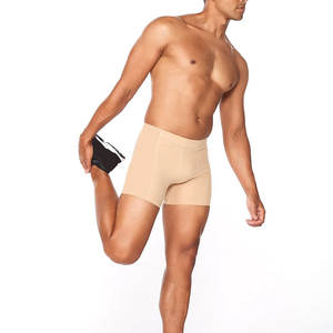 Shorts de compression pour hommes, style urbain, taille élastique, respirants, séchage rapide, pour la gym, personnalisables, marque privée, motif uni, coupe classique - Product Image 3