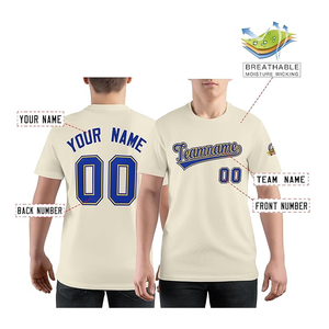 Camisetas de algodón 100% antipilling para hombre, Camiseta de algodón con cuello redondo, Camiseta ajustada con hombros caídos, camiseta ligera de secado rápido con cuello redondo - Product Image 3