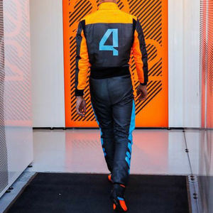 Combinaison de course respirante et à séchage rapide pour karting et moto, de qualité supérieure, imprimée sur mesure avec logo personnalisé pour les compétitions de course - Product Image 5