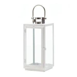 Wedding Silver <b>Large</b> Outdoor Garden Glass Metal <b>Candle</b> Stainless Steel Lantern For Christmas Decorative Lantern Wholesale - Product Image 6