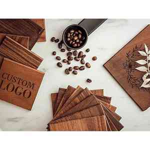 Sous-verres en bois de Sesham ardoise faits à la main conception personnalisée finition noyer exportateur fabricant inde - Product Image 5