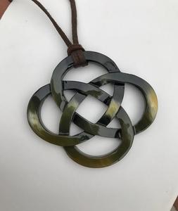 Colección de joyas de hueso de cuerno de búfalo de lujo, collar de estilo Animal hecho a mano, puntas de cuerno de origen ético, regalo perfecto, artesanías de ágata - Product Image 5