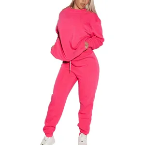 Toptan yeni şık sonbahar eşofman giysi rahat artı boyutu eşofman 5Xl Womens 2 parça pantolon setleri Sweatsuits şişman kadın için