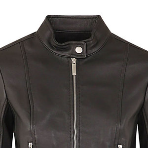 Chaqueta de cuero para mujer de nuevo diseño de alta calidad 100%, nueva y elegante chaqueta de cuero de secado rápido para invierno - Product Image 4