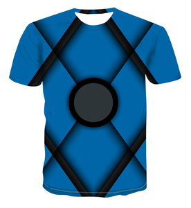 Mode hommes blockbuster coton T-shirt surdimensionné o-décolleté lâche goutte épaule grande taille base chemise à manches courtes boxy T-shirt - Product Image 3