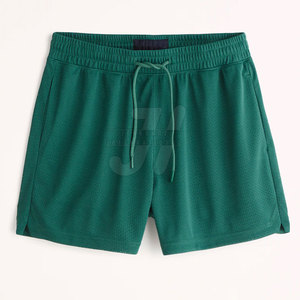 Short de course décontracté et écologique en maille de couleur unie pour hommes, nouveau style, fabriqué au Pakistan, en vente! - Product Image 1