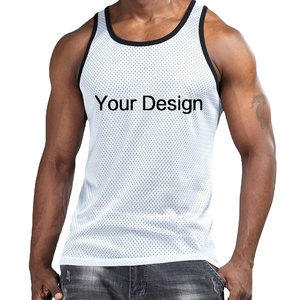 Customized Logo <b>Gym</b> Stringer Tank Top OEM Plain Sport <b>Body</b> Building Fitness Running Cotton Spandex Blank Mens XXL Tanktop - Product Image 1