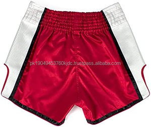 Short de boxe en satin lourd personnalisé XL unisexe MMA Board Gym Shorts taille élastique Logo Sublimation Fight Wear pour adultes Muay Thai - Product Image 3