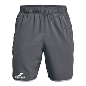 Pantalones Cortos Deportivos para Hombre, Talla Grande, Personalizados al por Mayor, Ajuste Holgado Medio, Transpirables, de Secado Rápido, Estilo Casual, Diseño Liso, Nailon/Poliéster - Product Image 1