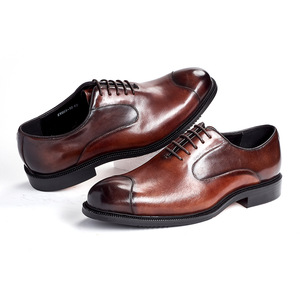 Chaussures en cuir pour hommes, faciles à porter, mocassins confortables, légers et flexibles pour les voyages quotidiens, la conduite et le bureau - Product Image 4