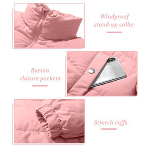 แจ็กเก็ตบุนุ่มสำหรับผู้หญิงแจ็กเก็ตขนเป็ดใหม่สำหรับฤดูหนาว - Product Image 6