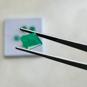 Esmeralda Natural, 7 Piezas de Gema con Corte Esmeralda, Buena Calidad, Lustre y Bonito Color Verde, Pulido Perfecto para Cualquier Joyería - Product Image 2