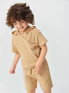 Ensemble de vêtements de sport décontractés à manches longues pour hommes adultes, tenue d'automne douce, haut et bas assortis confortables, respirant - Product Image 2