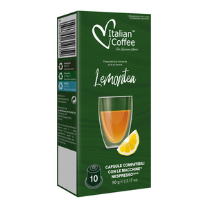 10 cápsulas de café italiano con té de limón compatibles con Nespresso* - Product Image 1