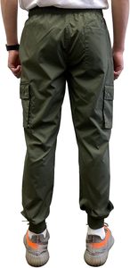 Pantalons et pantalons pour hommes de qualité supérieure Pantalons cargo Pantalons d'extérieur à taille élastique Pantalons décontractés à poches multiples pour hommes - Product Image 6