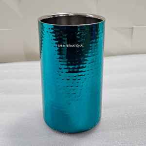 Refroidisseur de vin classique en acier inoxydable polyvalent pour les fêtes en plein air BBQ Seau à glace Baignoire à boisson Résistant à la rouille Caractéristiques durables pour - Product Image 3