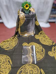 Nouveauté tendance : Dirac somalien traditionnel Fransawi avec un design artistique 3D et une base jaune vibrante pour les vêtements réguliers somaliens - Product Image 4