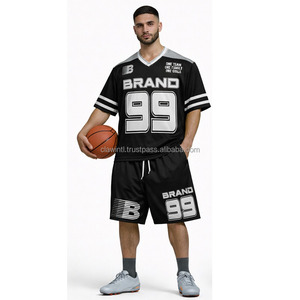 ชุดฟุตบอลอเมริกันสไตล์ใหม่ล่าสุด แบบกำหนดเอง แห้งเร็ว คุณภาพเยี่ยม ขายส่งเสื้อฟุตบอลสั่งทำพิเศษ - Product Image 6