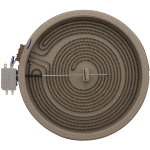 WB30T10133 Elemento de superficie radiante dual Haliant de 9-7/8 pulgadas para estufa eléctrica G.E, equivalente a AP4345739, 1474218, PS2321567 - Product Image 1