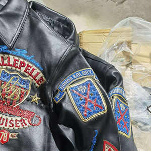 Chaqueta de Cuero de Motociclista para Hombre, Talla Grande Regular, Temporada de Invierno, Diseño Adecuado de Fábrica al por Mayor, Atuendo Moderno, Chaqueta de Cuero para Hombre - Product Image 4