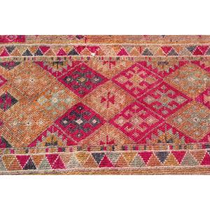Turkish Rug, <b>Runner</b> 2.7x12.9 ft Vintage Rug, <b>Red</b> Orange Persian Wool Rug - Product Image 5