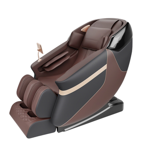 เก้าอี้นวดเทคโนโลยี4D ทันสมัยสำหรับดูแลสุขภาพเก้าอี้นวดหนัง PU ใช้นวดแบบไร้แรงโน้มถ่วงทั้งตัว - Product Image 1