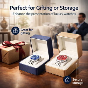 Estuche de Presentación para un Solo Reloj con Inserto de Gamuza Suave, Caja para Reloj para Lanzamiento de Marca y Uso en Mostrador de Boutique - Product Image 3