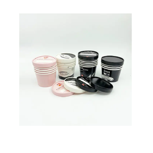 Gobelet en papier ondulé à double paroi personnalisé pour desserts et crème glacée Cupstock jetable pour le stockage des aliments et des boissons - Product Image 2