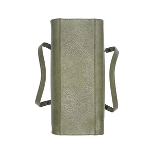 Women Minimalist Tote <b>Bag</b> Green Microfiber Synthetic Leather <b>Shoulder</b> <b>Strap</b> Open Top Casual Daily Use Style - Product Image 4