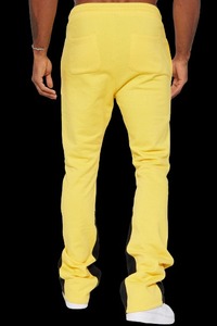 Ropa informal estilo Hip Hop para hombre, pantalones de chándal de cintura alta, pantalones de chándal reflectantes deportivos informales con logotipo personalizado, rectos apilados - Product Image 3