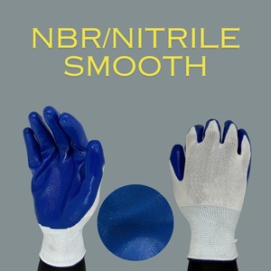 Guantes protectores antideslizantes antiestáticos y antivibración de calibre 13, guantes de seguridad lisos con revestimiento de nitrilo y forro de nailon impermeable - Product Image 2
