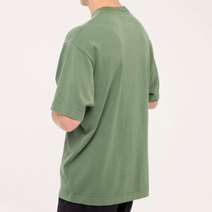 Cheap Price Longline Regular Fit Comfortable Blank T-Shirt High Quality New Arrival <b>Round</b> Neck Oversized Baggy Plain Shirt - Product Image 6