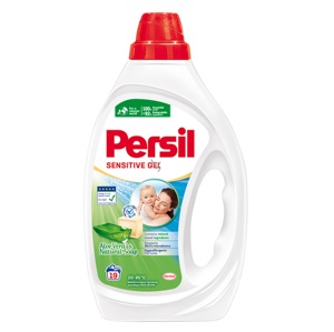 Persil Sensitive Gel Nettoyage en profondeur - 19 lavages - Détergent à lessive doux et efficace pour les peaux sensibles - Product Image 1