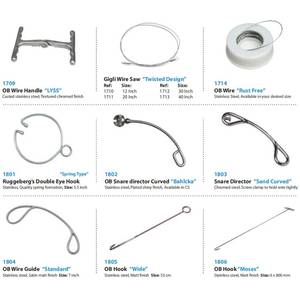 Guía de Alambre Obstétrico Reutilizable de Acero Inoxidable de 7 Pulgadas para Ganado Vacuno y Ovino - Suministros de Instrumentos Veterinarios Obstétricos - Product Image 4