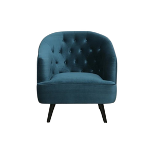 Fauteuil à oreilles en velours traditionnel fait main, réglable, meubles de maison, salon, hôtel, villa, ferme, durable, élégant - Product Image 2