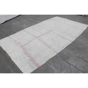 Alfombra Turca Grande de 5.7x9.8 pies, Alfombra Persa Blanca Vintage - Product Image 2