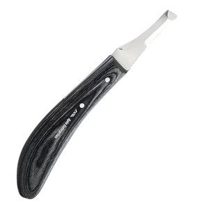 Cuchillo para Cascos de Doble Cara Reutilizable de Primera Calidad con Mango Negro, Hoja de Acero Inoxidable de Doble Filo, Duradero para Uso Profesional de Herradores - Product Image 4
