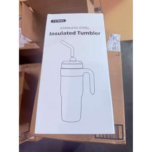 แก้วน้ำเก็บอุณหภูมิสแตนเลสสำหรับเดินทางพร้อมฝาปิดกันหกแก้วเครื่องดื่มร้อนหรือเย็นสำหรับเครื่องดื่มพกพา - Product Image 5