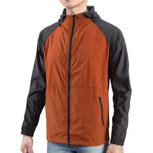 Waterproof <b>Black</b> Zipper Closure Outdoor Gear Custom Made <b>Men's</b> <b>Lightweight</b> Winter Windbreaker <b>Jacket</b> for Sale <b>Men's</b> - Product Image 1