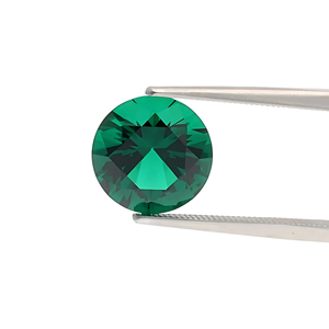 Zambia มรกตทรงกลมพลอยหลวมไฮโดรเทอร์มอลสำหรับเครื่องประดับ8มม. ถึง20มม. มรกต zambian - Product Image 2