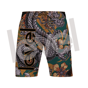 มาใหม่โพลีเอสเตอร์ทําผู้ชาย MMA กางเกงขาสั้นหลวม Fit MMA กางเกงขาสั้นสําหรับชายกีฬาสวมใส่กางเกงขาสั้น MMA - Product Image 1