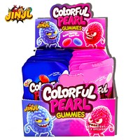 Chinese snoepfabrikant verkoopt groothandel in doosjes fruitgelei met 50% vruchtensap, halal snacks.
