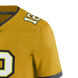 Maillot de football américain personnalisé uniforme d'équipe pour hommes avec nom et numéro maillot de football américain respirant - Product Image 3