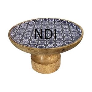 Mesa de cena con acabado de níquel, centros de mesa, soporte de pastel de Metal, diseñador redondeado, taza de 2 niveles, servidor de pastel, soporte de pastel plegable - Product Image 6